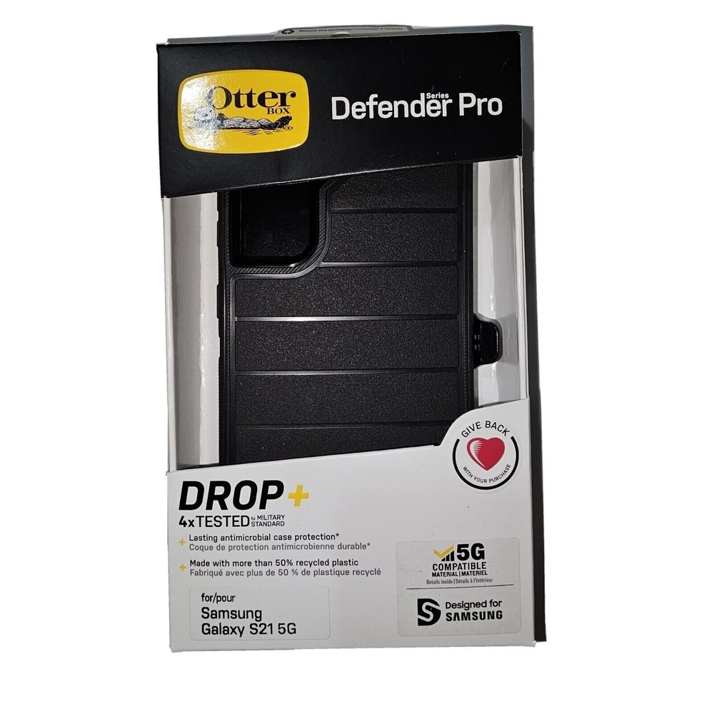 OtterBox Defender Pro Series Case for Samsung Galaxy S21 5G - Black NEW